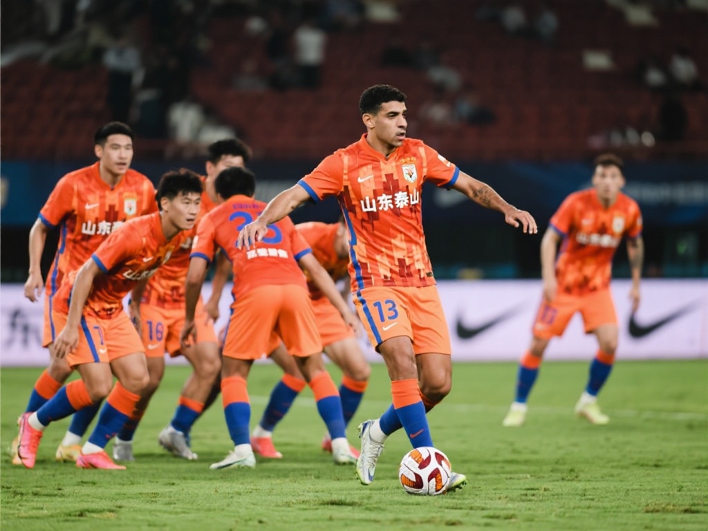 除了泽卡的个人发挥，山东泰山的团队合作也